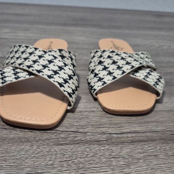 💲1️⃣0️⃣ Bundled ✔️Stylish Houndstooth Women's Sandals - Picture 7 of 14